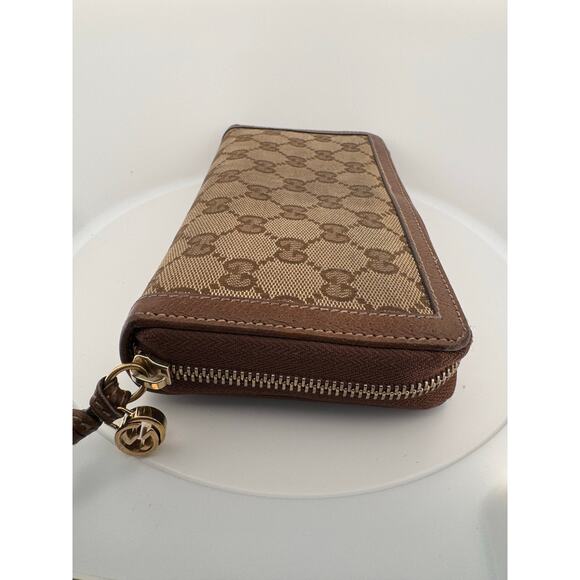 Gucci GG Supreme Canvas Zip-Around Wallet – Brown - Picture 5 of 6